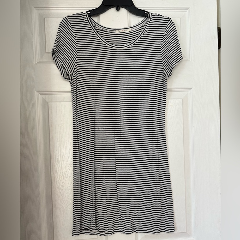 Striped T-shirt Dress
